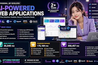 develop aipowered saas with asp dotnet and python and llm