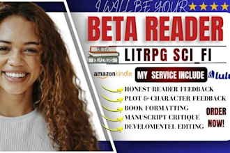 beta read your litrpg and gamelit novel with detailed reader feedback