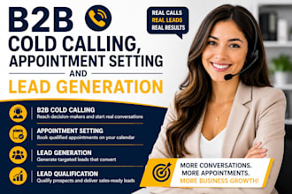 do b2b cold calling, appointment setting, lead generation