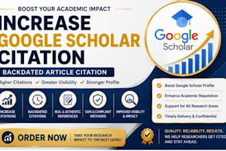 increase google scholar citation, backdated article citation, eb1 eb2 niw