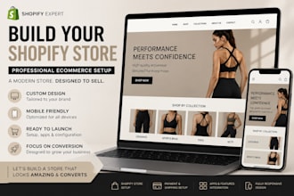 build a professional shopify store for your brand