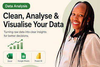 clean, analyse and visualise your excel or google sheets data