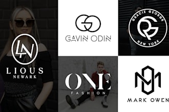 do luxury fashion, clothing or streetwear line logo