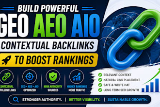 build powerful GEO aeo aio contextual backlinks to boost rankings