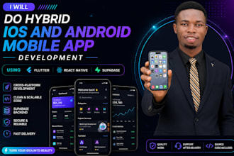 build ios android flutter app with firebase, flutter dart, java, android studio