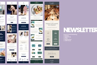 design a luxury klaviyo email newsletter