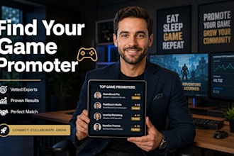 connect your game with the best promoters and influencers