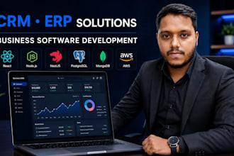 develop custom saas web application or CRM system