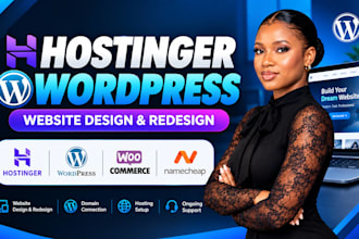 build hostinger wordpress website design namecheap ionos