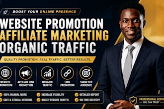 promote website with affiliate marketing organic traffic and link promotion