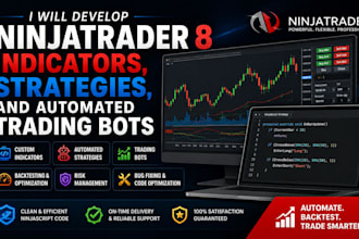 develop ninjatrader 8 indicators strategies automated trading bots