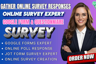 gather real targeted responses for your online survey, poll questionnaire