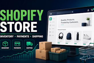 build a professional shopify store with inventory management