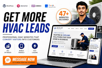 build a contractor or hvac website that gets you more calls