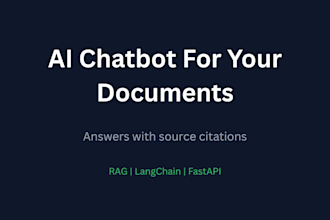build a custom ai chatbot that answers from your documents using rag