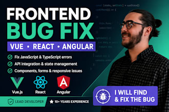 fix vue react and angular frontend bugs