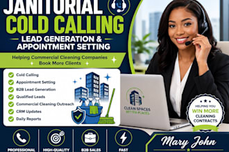 janitorial cold calling, cold calling, janitorial cleaning services, cold caller