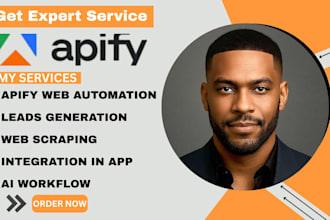 build apify web scraper, automation, API integration and ai workflow