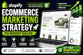 create shopify ecommerce marketing strategy to boost sales