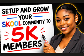 skool community setup skool course content skool online course skool community