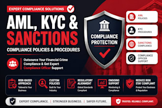 provide kyc and sanctions consultancy services, due diligence, aml compliance,