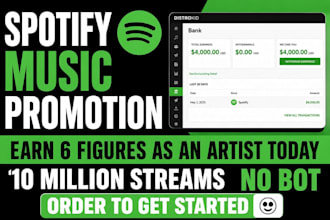 do spotify music promotion spotify album promotion to earn 6 figures
