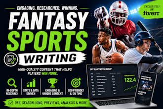 write fantasy sports content