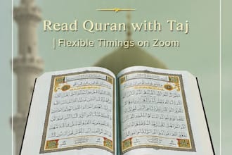 teach quran with taj weed and islamic studies online
