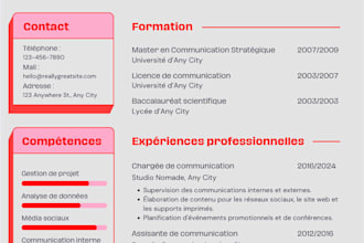 design your resume , CV