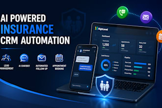 build life insurance CRM automation, ai chatbot and gohighlevel setup