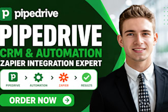setup pipedrive crm pipedrive automation zapier integration pipedrive expert
