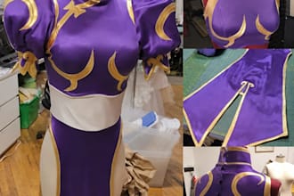 sew custom fabric cosplay costume commission anime