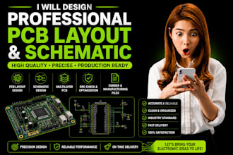 design professional pcb layout and schematic