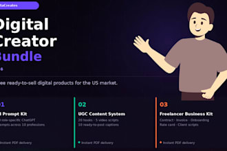 give you ai prompts, ugc scripts, and a complete freelancer business kit