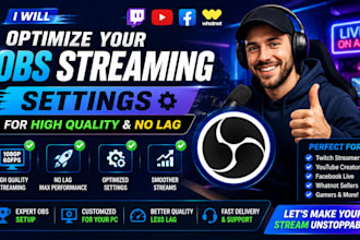 optimize your obs streaming settings for high quality and no lag