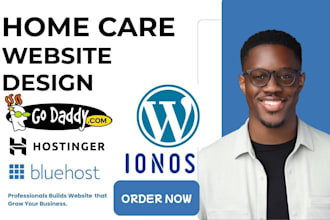 home care website, healthcare, seniorcare website, medical website