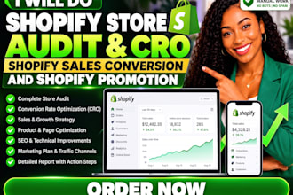 do shopify store audit and cro shopify sales conversions shopify promotion