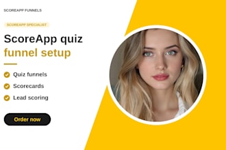 build scoreapp quiz funnel scorecard for score app and typeform quiz