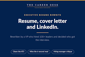 rewrite your resume, cover letter and linkedin as a vp who hired 100 leaders