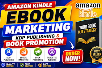 do amazon kindle ebook marketing, KDP publishing and book promotion