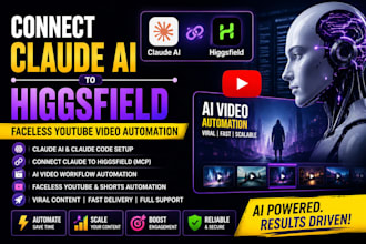 claude skill connect claude to hggsfield claude faceless video claude youtube