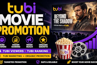 tubi movie promotion tubi viewers tubi ranking tubi marketing organic promotion