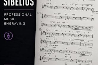 engrave your sheet music professionally in sibelius