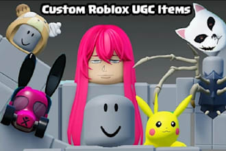 create custom roblox ugc avatar, accessories, hair and outfits