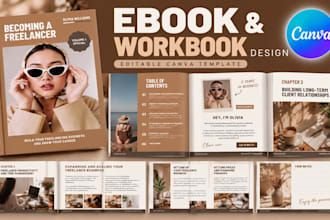 design editable canva ebook design canva workbook design canva cover PDF design