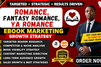 boost romance, fantasy, ya romance ebook marketing and sales growth