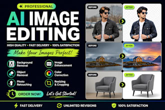 do ai image editing, background removal, object removal