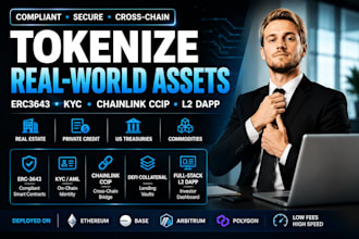 tokenize rwa cross chain, build defi collateral dapp, erc3643, chainlink ccip