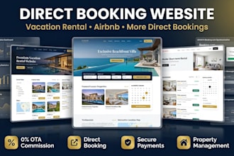vacation rental website travel agency website tourism tour booking website