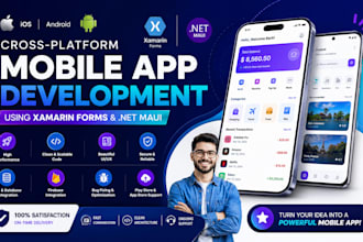 develop ios android apps using xamarin forms and dot net maui